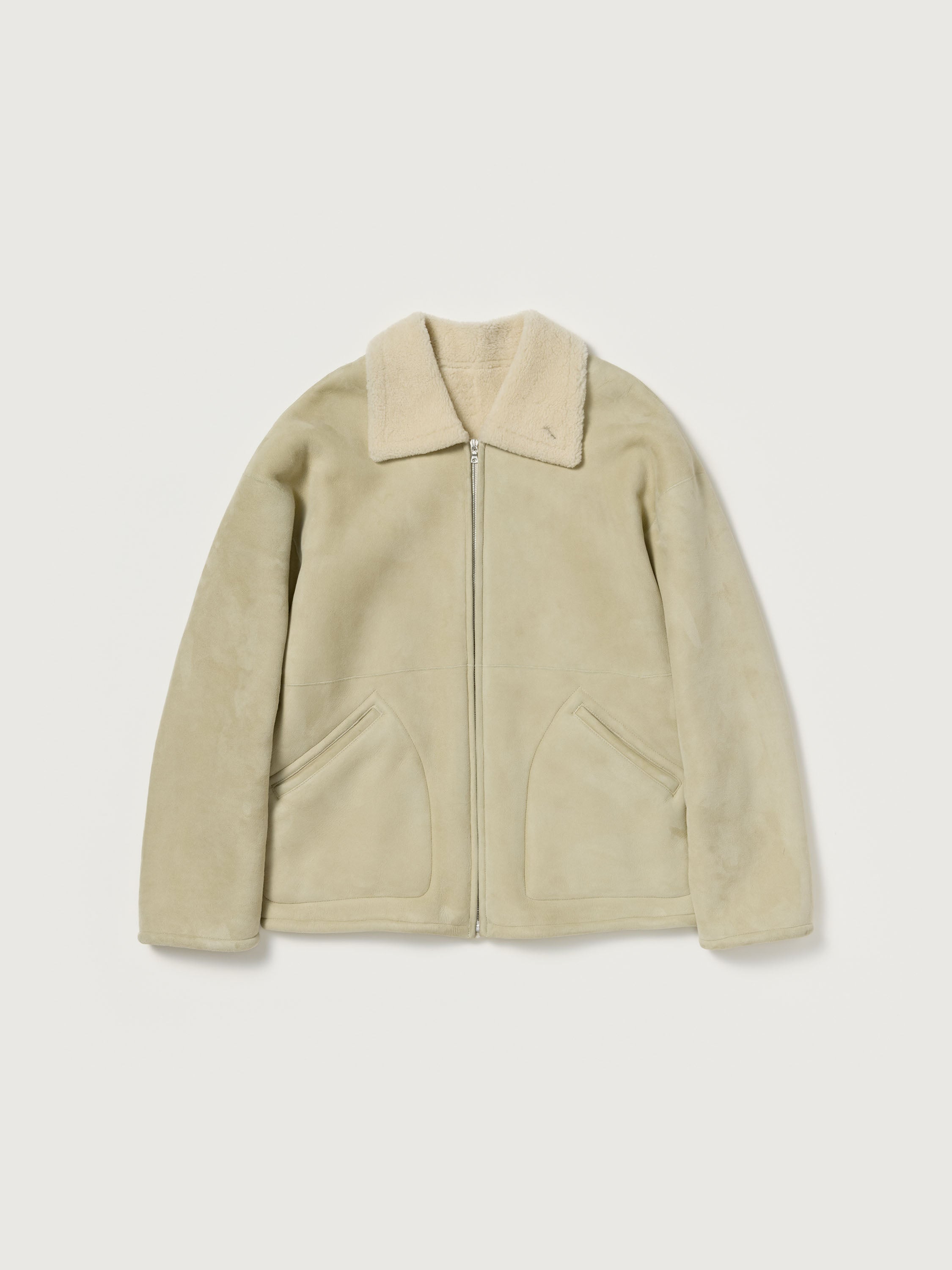 AURALEE 26AW MERINO MOUTON ZIP BLOUSON